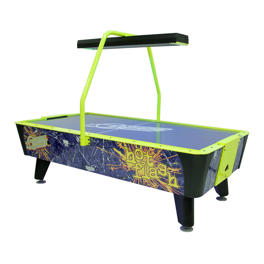 HOT FLASH II AIR HOCKEY Table by Valley Dynamo with OVERHEAD SCORING